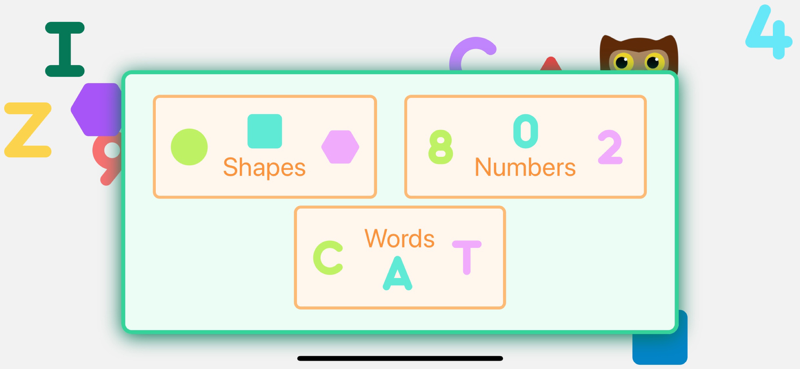 Shapes With Abigail! banner